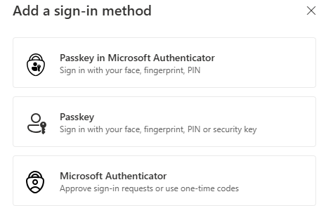 Add Microsoft Authenticator