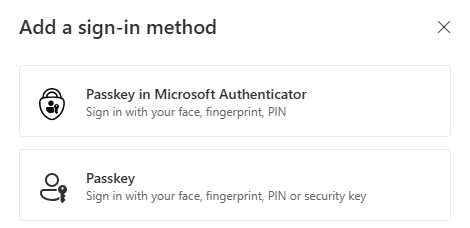 Select Security Key